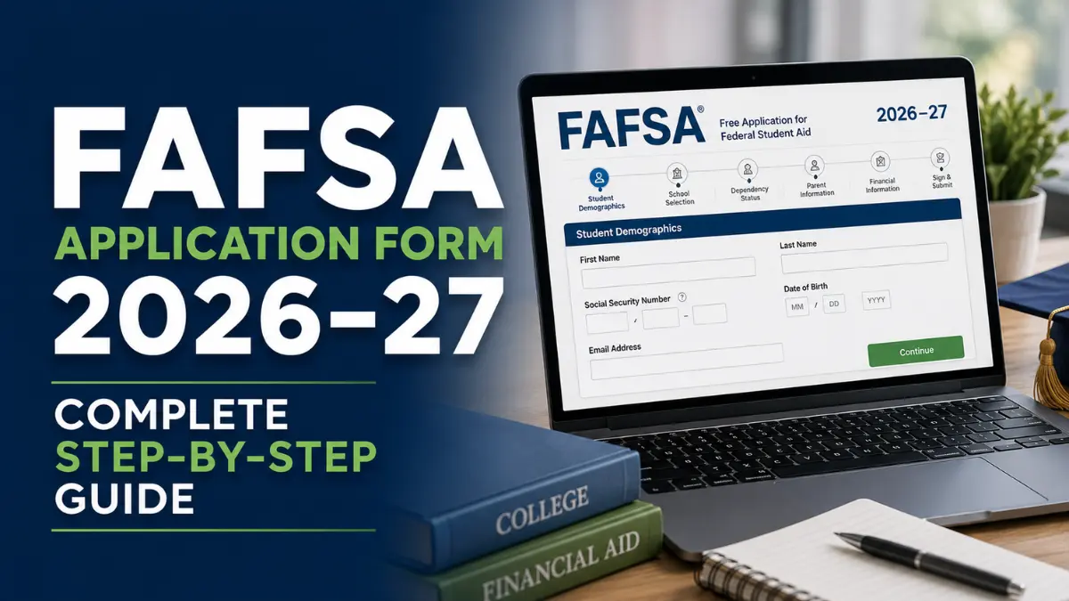 FAFSA Application Form 2026–27: Complete Step-by-Step Guide