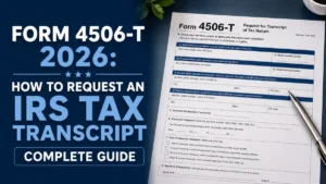 Form 4506-T 2026: How to Request an IRS Tax Transcript – Complete Guide