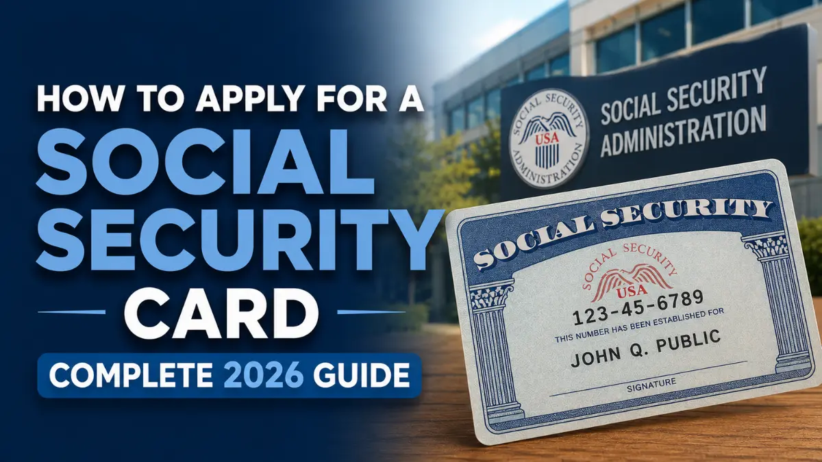 How to Apply for a Social Security Card - Complete 2026 Guide