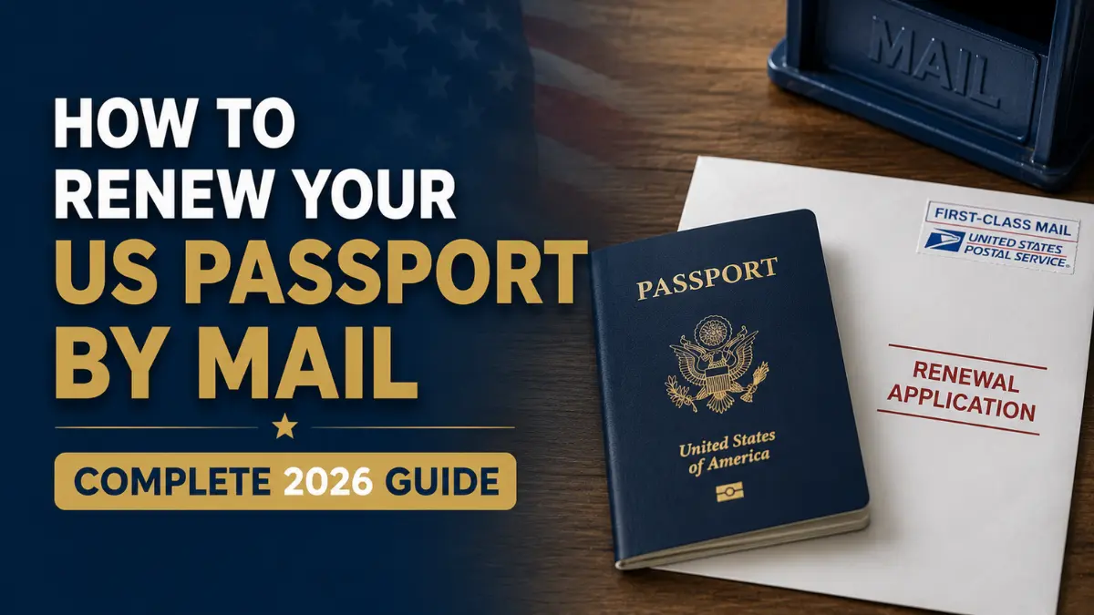 How to Renew Your US Passport by Mail - Complete 2026 Guide